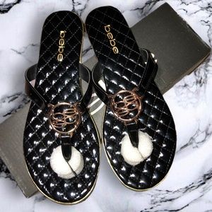Bebe Gold sandals